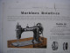 Brochure Catalogue MACHINES A COUDRE NEVA Modeles Americains THIMONNIER Lyon - Knutselen / Techniek