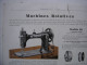 Brochure Catalogue MACHINES A COUDRE NEVA Modeles Americains THIMONNIER Lyon - Bricolage / Technique