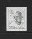 DDR Probedruck Johannes R. Becher - Unused Stamps