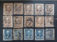 UNITED STATE 1882 GARFIELD SC N 205-216 VARIETY OF COLOR AND PERFORATION - Used Stamps