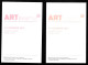 [MD9128] CPM - SERIE DI 2 CARTOLINE - TORINO - ARTISSIMA 2003 - THE INTERNATIONAL FAIR OF CONTEMPORARY ART PERFETTE - NV - Exhibitions