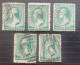 UNITED STATE 1883 WASHINGTON SC N 213 VARIETY OF COLOR AND PERFORATION - Gebruikt
