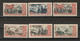 RUSSIA - 6 MH PERFORTED STAMPS -  Industry Agriculture - 1947. - Unused Stamps