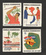 CUBA - VIETNAM - MNH SET - FLAGS - SOLIDARITY WITH VIETNAM - Unused Stamps