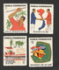 CUBA - VIETNAM - MNH SET - FLAGS - SOLIDARITY WITH VIETNAM - Neufs