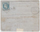 Lettre Avec Napoléon N°29, Oblitération L'Arbresle/ Rhône, Boîte Rurale "B", 1868 - 1863-1870 Napoleone III Con Gli Allori