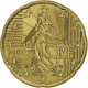 France, 20 Euro Cent, 2001, Paris, SUP, Laiton, KM:1411 - France