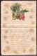 Lettre Manuscrite Avec Decoupis " Colombe, Rose Et Feuillage " 1915 - Unclassified