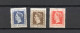 Niederlande 1948 Satz 500/502 Wilhelmina Freimarken Ungebraucht/MLH - Unused Stamps