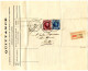 BELGIQUE - COB 208+246 SIMPLE CERCLE CELLES (HAINAUT) SUR LETTRE RECOMMANDEE, 1929 - Storia Postale