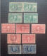 UNITED STATE 1904 LOUISIANA PURCHASE SC N 323-324-326 DIFFERENT PERFORATIONS - Usados