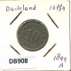 10 PFENNIG 1899 A ALLEMAGNE Pièce GERMANY #DB908.F.A - 10 Pfennig