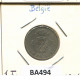 1 FRANC 1956 DUTCH Text BELGIEN BELGIUM Münze #BA494.D.A - 1 Franc