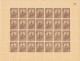 Catalonia 1937 Block - Spain Civil War, Local Series Rafael Mini Sheet Of 28, MNH - Verschlussmarken Bürgerkrieg