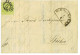 P2867 - BAYERN MICHEL NR. 5 1.8.1854 4 MARGINS LUXUS PIECE, FROM SCHWEINBURG TO BERLIN - Briefe U. Dokumente