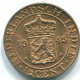 1/2 CENT 1945 NIEDERLANDE OSTINDIEN INDONESISCH Koloniale Münze #S13109.D.A - Niederländisch-Indien