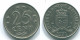 25 CENTS 1971 ANTILLAS NEERLANDESAS Nickel Colonial Moneda #S11530.E.A - Nederlandse Antillen