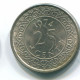 25 CENTS 1974 SURINAME NEERLANDÉS NETHERLANDS Nickel Colonial Moneda #S11233.E.A - Surinam 1975 - ...