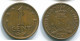 1 CENT 1977 ANTILLES NÉERLANDAISES Bronze Colonial Pièce #S10719.F.A - Antilles Néerlandaises