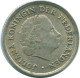 1/10 GULDEN 1966 NETHERLANDS ANTILLES SILVER Colonial Coin #NL12925.3.U.A - Antille Olandesi