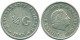 1/4 GULDEN 1965 NETHERLANDS ANTILLES SILVER Colonial Coin #NL11288.4.U.A - Antille Olandesi