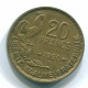20 FRANCS 1950 B FRANCE Coin GEORGES GUIBAUD-3 PLUMES RARE XF+ #FR1153.36.U.A - 20 Francs