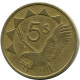 5 DOLLARS 1993 NAMIBIA Münze #AP911.D.A - Namibie