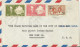 MARTINIQUE - 28 FR. FRANKING ON AIR MAILED COVER FROM FORT DE FRANCE TO THE USA - 1947 - Covers & Documents