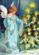 ANGEL CHRISTMAS Holidays Vintage Postcard CPSM #PAJ269.A - Engel