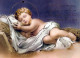 CRISTO SANTO Gesù Bambino Natale Religione Vintage Cartolina CPSM #PBP649.A - Jésus