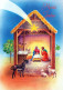 Vierge Marie Madone Bébé JÉSUS Noël Religion Vintage Carte Postale CPSM #PBB890.A - Virgen Mary & Madonnas