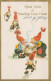BABBO NATALE Buon Anno Natale GNOME Vintage Cartolina CPSMPF #PKD927.A - Santa Claus