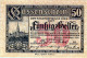 50 HELLER 1920 Stadt Wien UNC Österreich Notgeld Banknote #PJ195 - Lokale Ausgaben