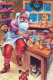 WEIHNACHTSMANN SANTA CLAUS Neujahr Weihnachten LENTICULAR 3D Vintage Ansichtskarte Postkarte CPSM #PAZ084.A - Santa Claus