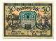 50 Pfennig 1921 GRUNBERG IN SCHLESIEN DEUTSCHLAND UNC Notgeld Papiergeld Banknote #P10588 - [11] Local Banknote Issues