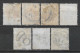 1887-1900 GREAT BRITAIN Set Of 7 Used Stamps (Scott # 111,112,116,125) CV $27.60 - Gebraucht