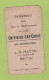 CARTE COMMERCIALE VIN DU CAP CORSE AU QUINQUINA / L.N. MATTEI BASTIA - ETIENNE REYNAUD PARIS BERCY AGENT CONCESSIONNAIRE - Cartes De Visite