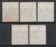 1934 GREAT BRITAIN Set Of 5 Used Stamps (Scott # 210,211) CV $3.00 - Usati
