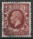 1934 GREAT BRITAIN Used Stamp Wmk. Sideways (Scott # 212b) CV $4.50 - Gebruikt