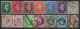 1937-1939 GREAT BRITAIN Complete Set Of 14 Used Stamps (Scott # 235-248) CV $9.10 - Usati