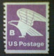 United States, Scott #1820, Used(o), 1981, Rate Change "B" Eagle , (18¢), Violet - Gebruikt