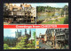 Angleterre - Multi Vues - Greetings From CHESTER- The Cross, The Cathedral, Queens Oark Bridge And River Dee, Eastgate - Chester
