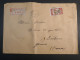 DM 21 AEF GABON BELLE   LETTRE RECO 1931 LIBREVILLE A BORDEAUX FRANCE   +N°106 +POINCONS + AFF. INTERESSANT+ - Covers & Documents