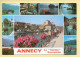 74. ANNECY – La Venise Savoyarde – Multivues  (animée) (voir Scan Recto/verso) - Annecy-le-Vieux