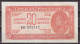 Yugoslavia-20 Dinara 1944 XF Baroque Number Horizontal Protective Thread - Jugoslawien