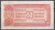 Yugoslavia-20 Dinara 1944 XF Baroque Number Horizontal Protective Thread - Joegoslavië