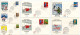 Germany, West 1970 7 FDCs Scott 1022-1027 Voluntary Services - Rescuers, Nurse, Fireman, Etc. / Freiwillige Hilfsdienste - 1961-1970