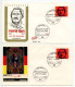 Germany, West 1970 2 FDCs Scott 1051 Friedrich Engels - 1961-1970