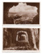 2 Postcards Lot Gibraltar Views From & Inside The Galleries In The Rock Unposted - Gibilterra