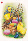 Postal Stationery - Chicks - Eggs In The Basket - Easter - Red Cross 1991 - Suomi Finland - Postage Paid - Lars Carlsson - Postal Stationery